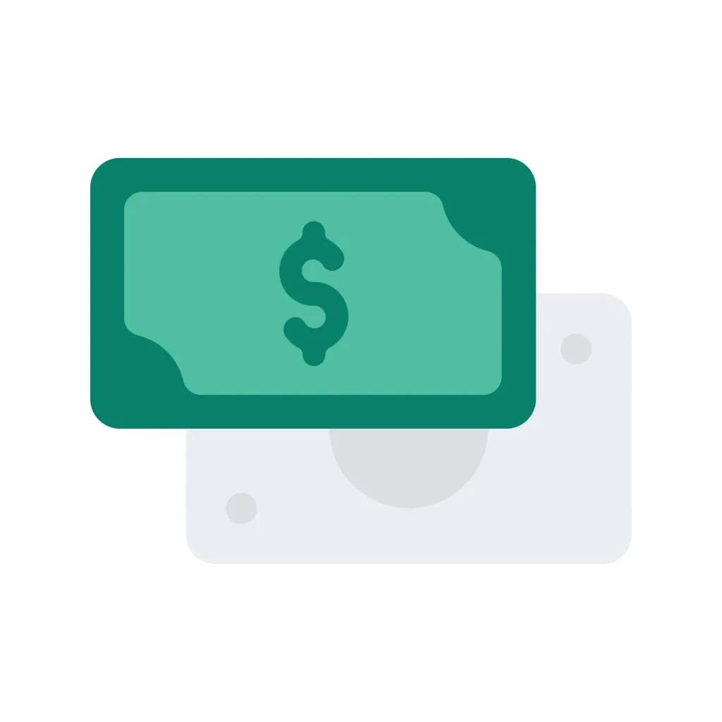 Illustration of two bank notes
